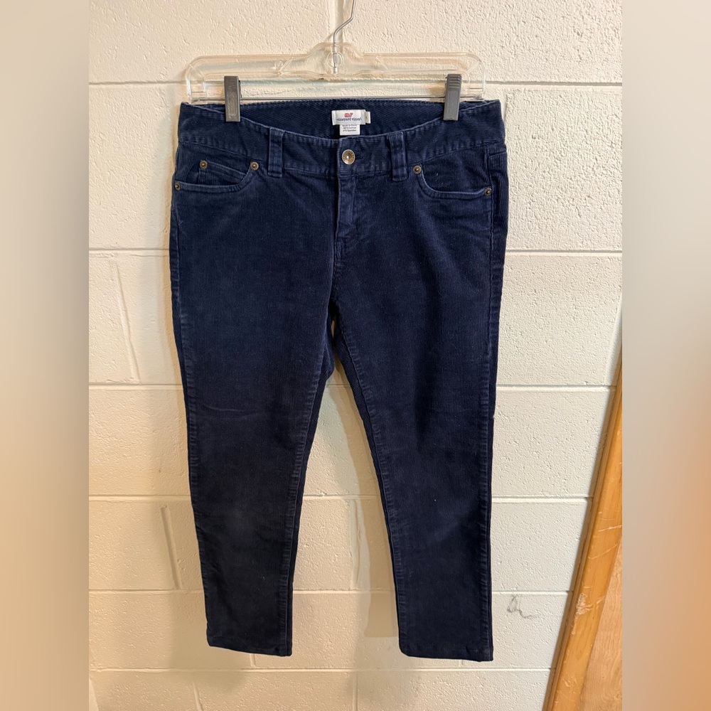 Vineyard Vines Women’s Navy Skinny Corduroy Jeans size 4